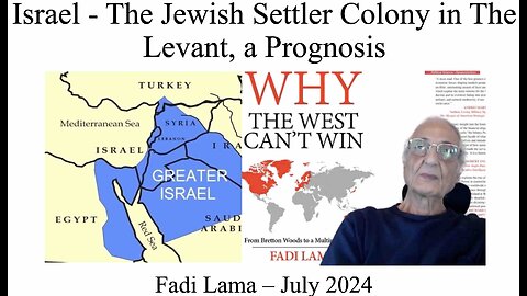 Fadi Lama on “Prognosis of Jewish Settler Colony in the Levant”