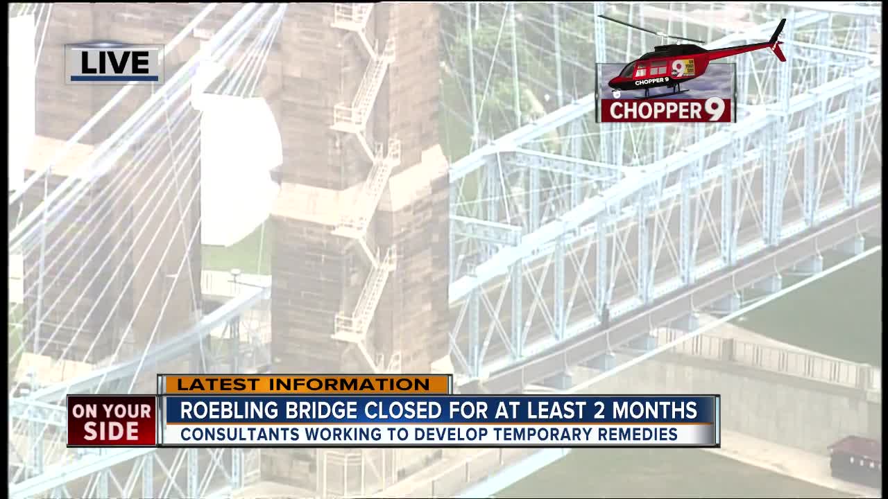 Roebling Bridge closed for at least 2 months