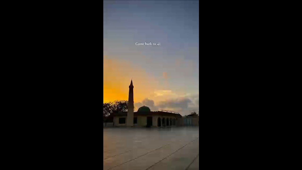 Come back to ALLAH