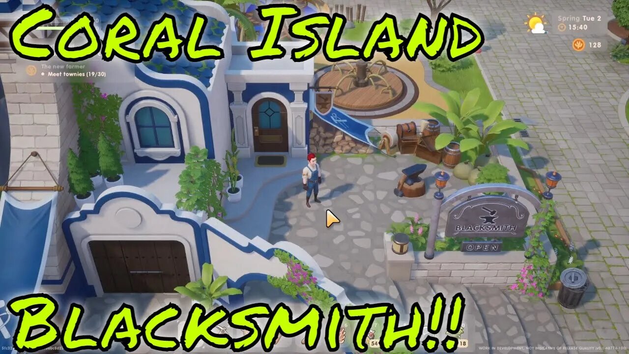 Coral Island Blacksmith Location