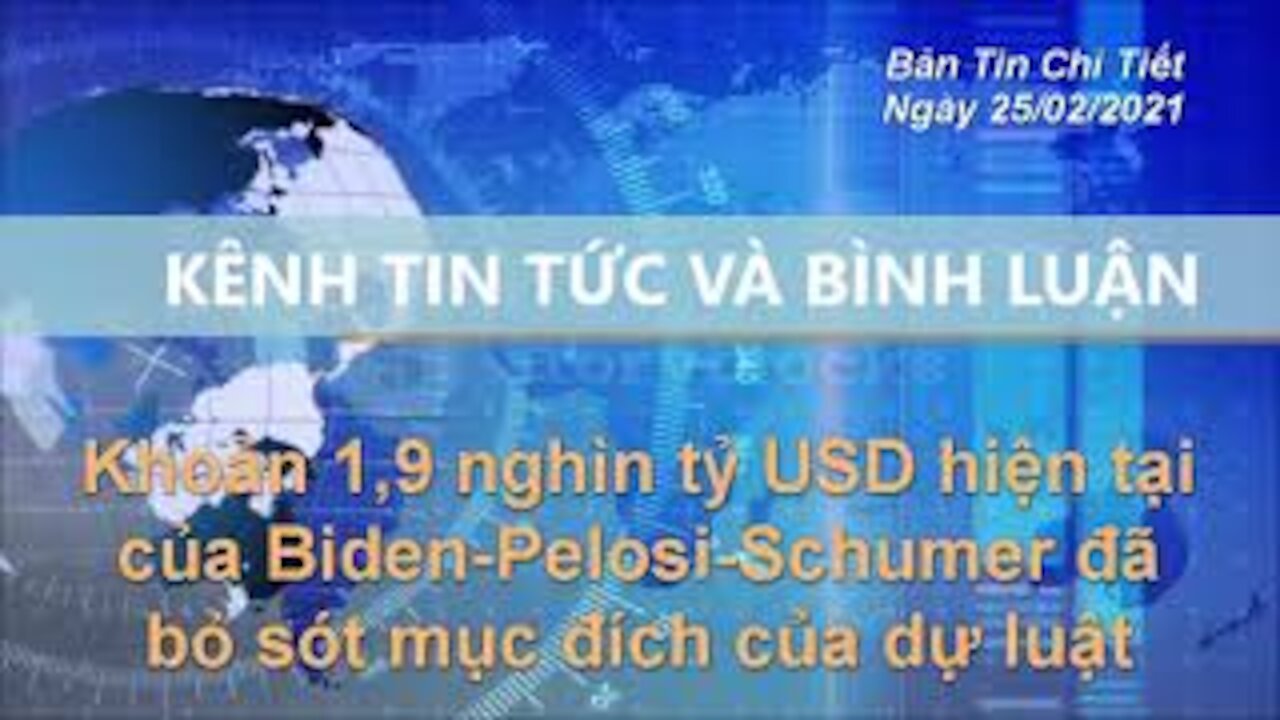 Khoản tiền 1,9 nghìn tỷ USD của Joe Biden-Nancy Pelosi-Chuck Schumer đã bỏ sót mục đích của dự luật