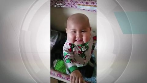 Emilie Meza, 1, celebrates 100-day mark after bone marrow transplant from her father