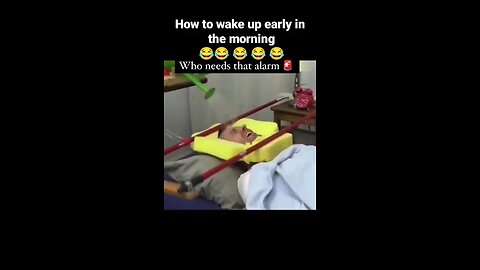 How to wake up early in the morning 😂