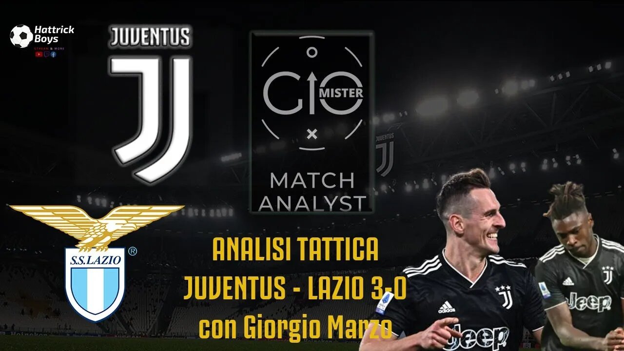 JUVENTUS LAZIO 3-0 : ANALISI TATTICA con Giorgio Marzo