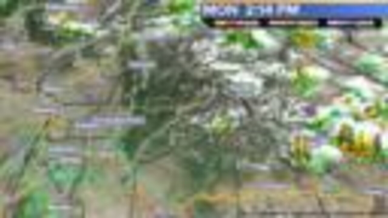 Sunny and Hot but Isolated Mountain Storms