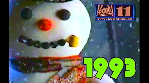 Nostalgic 90's Christmas Time Commercials from FOX (1993)