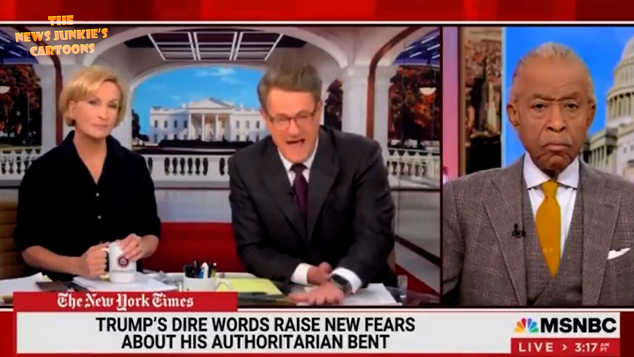 Fake news MSNBC tell their viewers Trump is going to execute his political opposition: "He will imprison, he will execute whoever he's allowed to imprison, execute, drive from the country. Just look at his past."