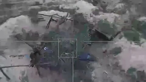 Near Kremennaya a Ukraine howitzer with its ammunition got demilitarized by a Russian lancet drone.