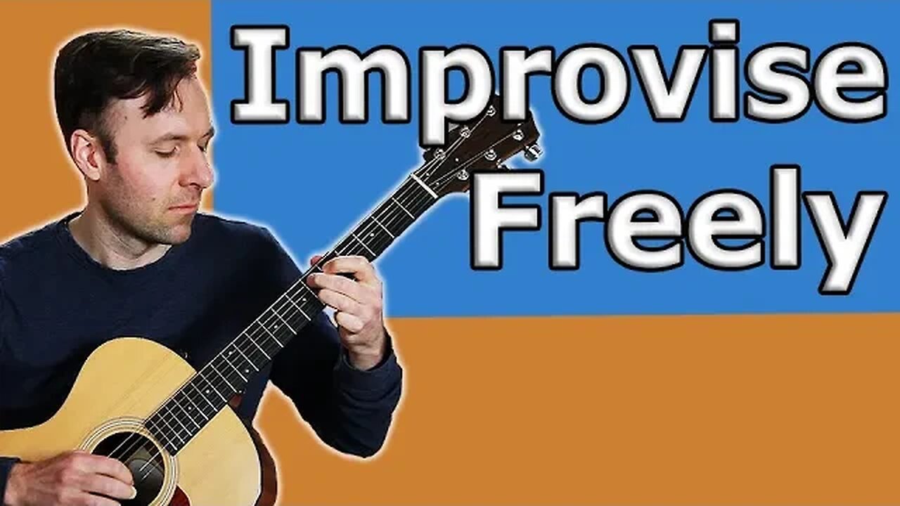 How to Improvise Freely (Secret Weapon for Lead Guitar Soloing)