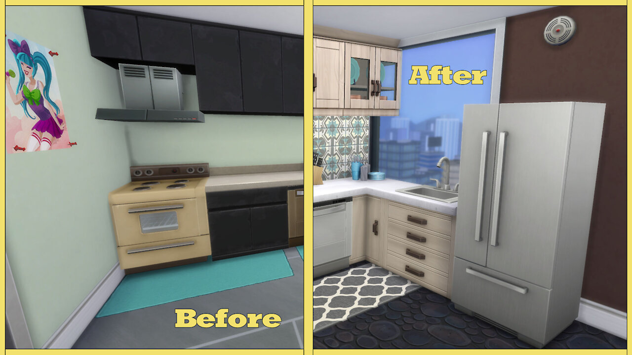 New Kitchen for Penny Pizzazz (Sims 4: Dream Home Decorator)
