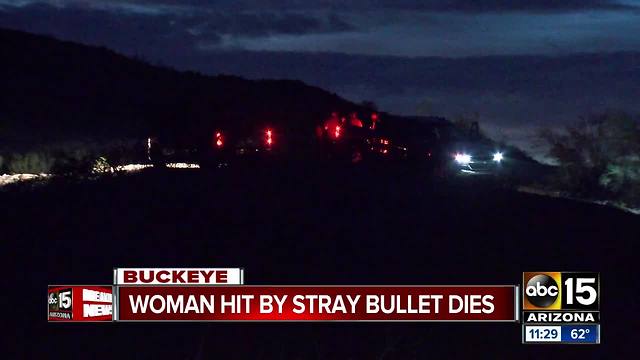 Police identify woman killed by stray bullet in Buckeye