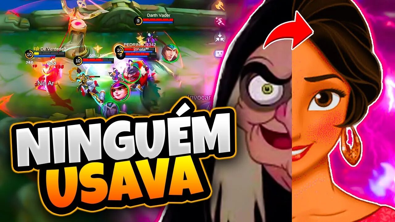 ELA FOI DE PICK TROLL A META! E QUE DANO ELA TEM | MOBILE LEGENDS