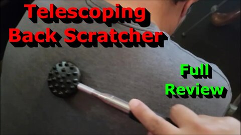 Telescoping Back Scratcher - Full Review - Great Gift!