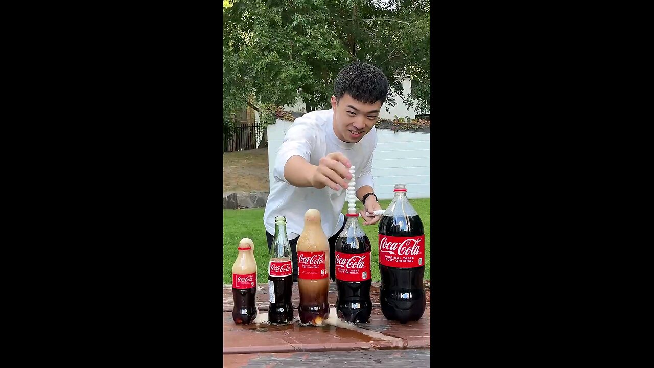 coke vs mentos😲