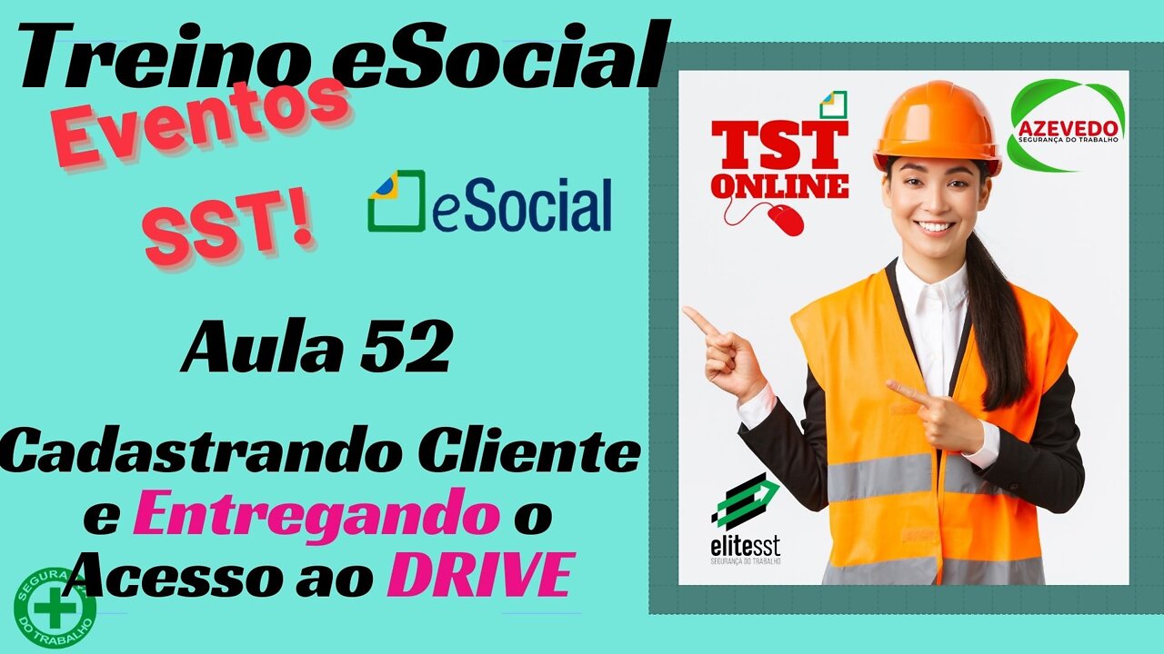 Aula 52 Cadastrando Cliente e entregando Acesso ao DRIVE - TSTONLINE Sistemas