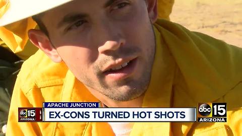 Ex-cons get second chance as wildfire firefighters
