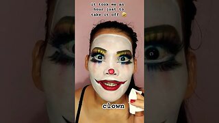 #makeup #makeupshorts #makeuptransformation #clown #funnymakeupvideo #funny