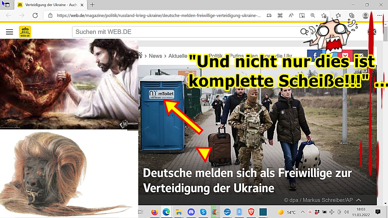 "Eine Scheiße nach der anderen, usw.!!!“ ...