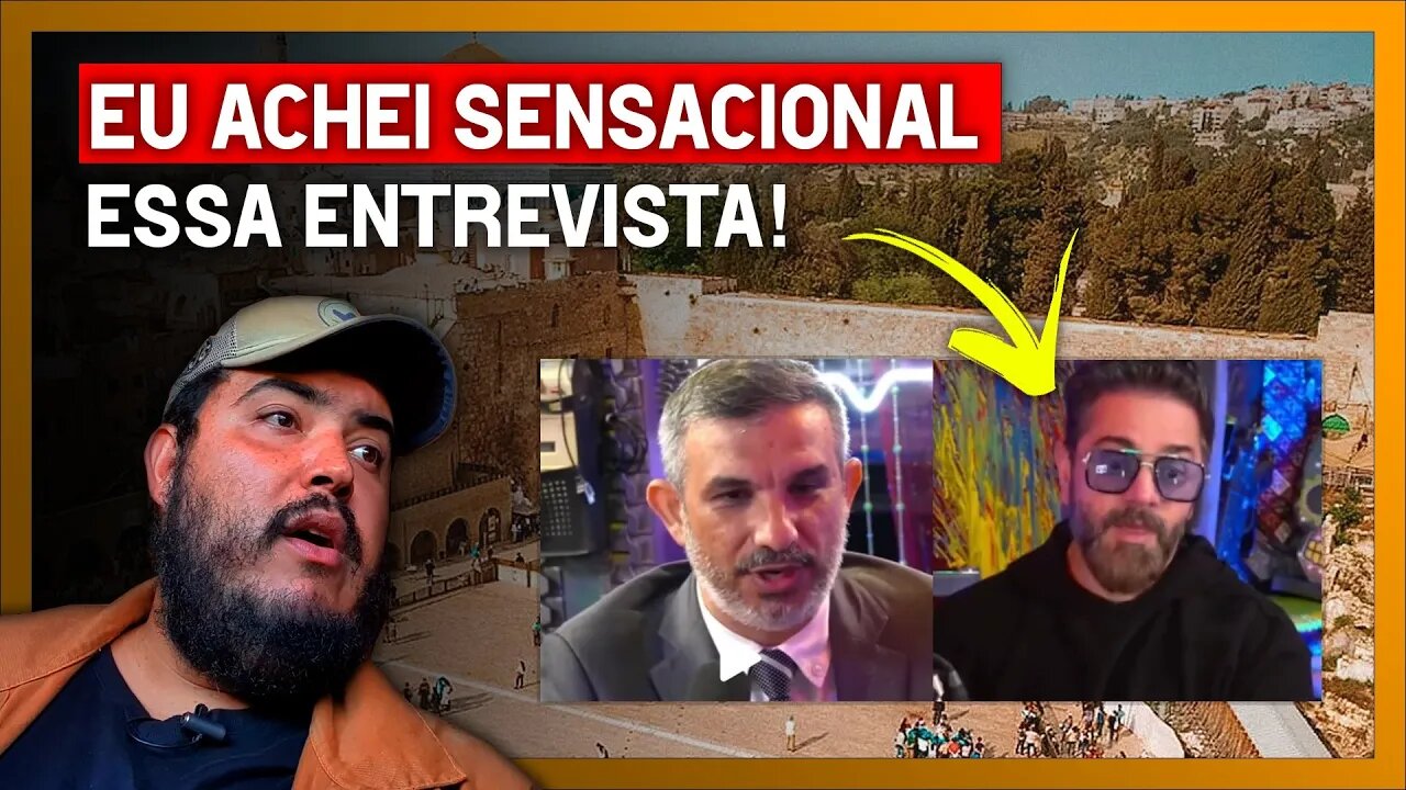 EU ACHEI SENSACIONAL ESSA ENTREVISTA - O ponto de vista de um Judeu sobre a religião Cristã