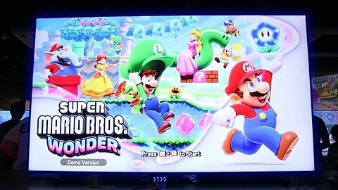 mario bros wonder demo at certain stores