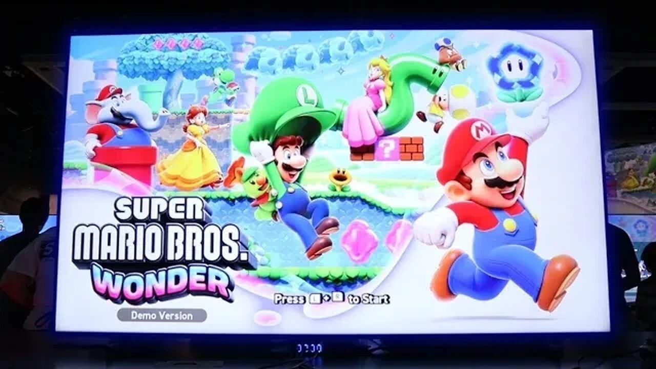 mario bros wonder demo at certain stores