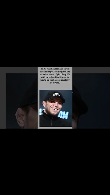 In response to the fight against Sandhagen being postponed, Nurmagomedov issued a statement #shorts