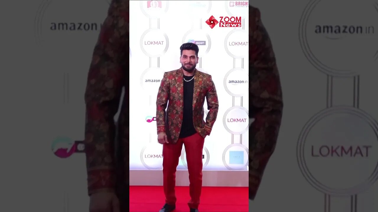 Shiv Thakare at Lokmat Most Stylish Awards 2023 😍🔥