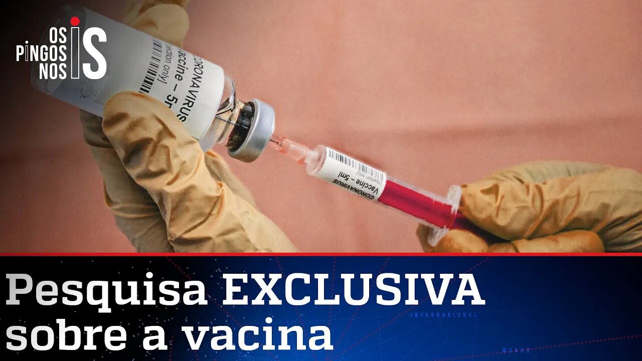 Covid-19: 40% dos brasileiros são contra vacina obrigatória