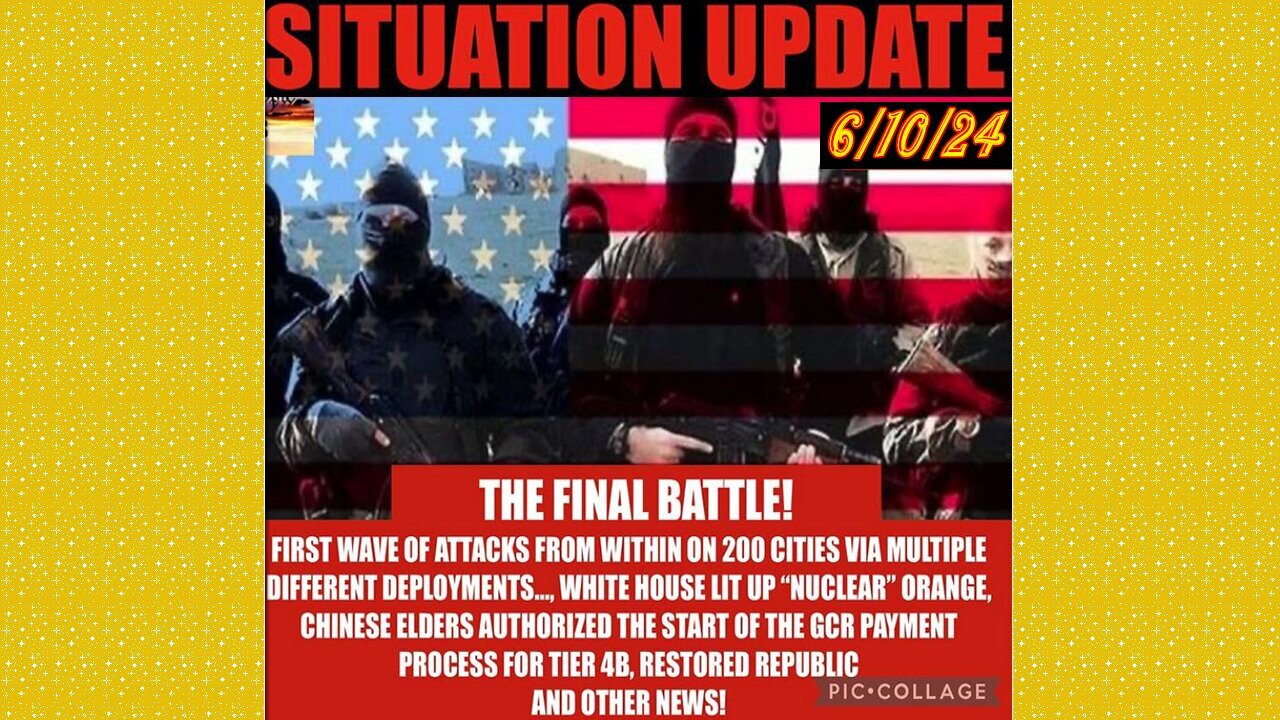 SITUATION UPDATE 6/10/24 - Nato At War W/Russia,Israel & Hezbollah,Trump Trial,Gcr/Restored Republic