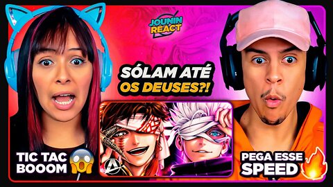 ♪ Olhos Vendados | Gojo e Qin Shi Huang | AniRap e VMZ| [React em Casal] 🔥