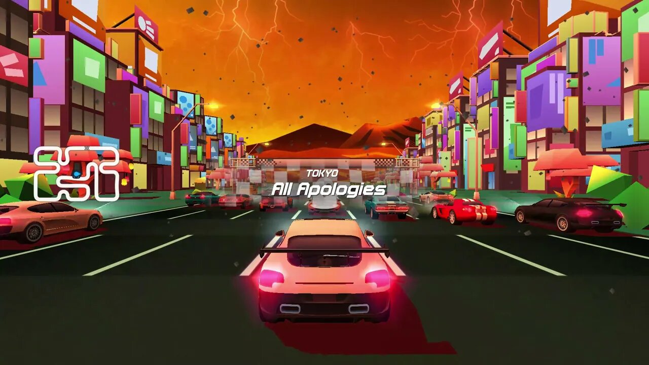 Horizon Chase Turbo (PC) - Playground Event: Burning Bliss