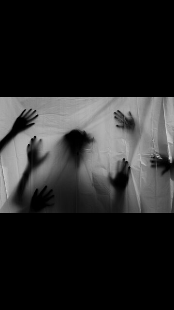 Evil Spirits hiding within the bedroom curtains