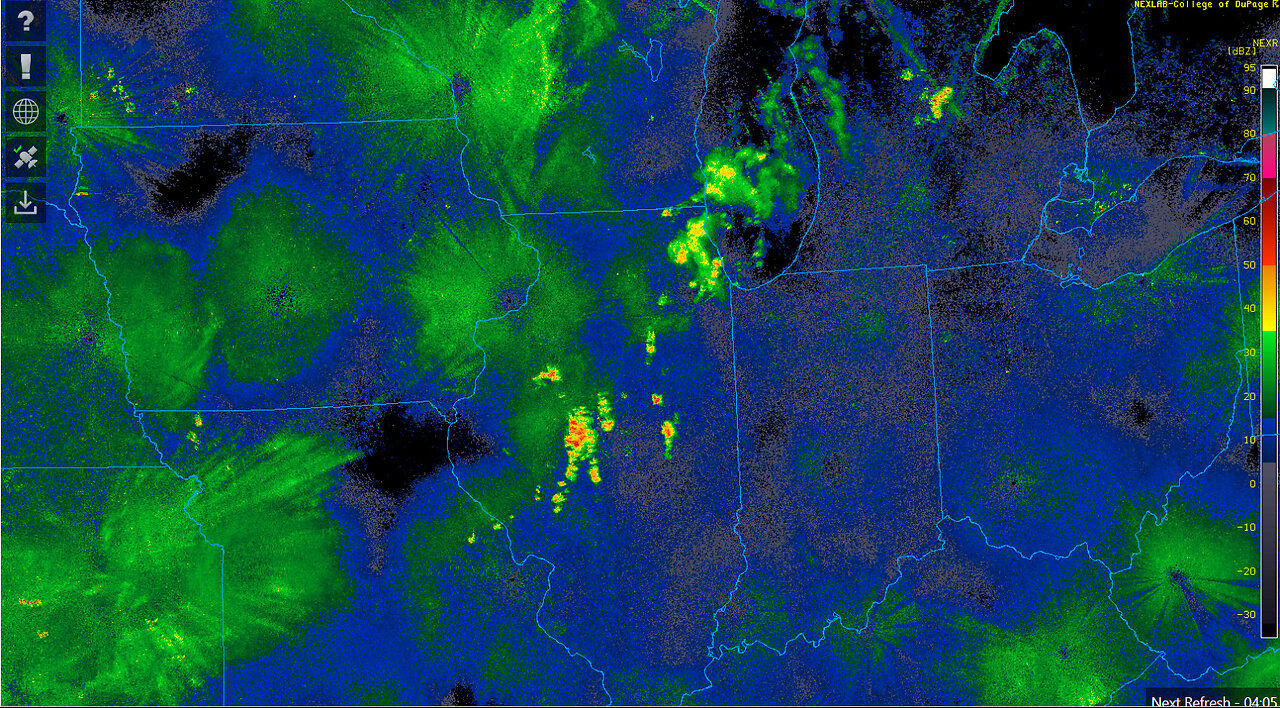 Very Unusual Radar Microwave Energy is Coming out of the United States this Morning!