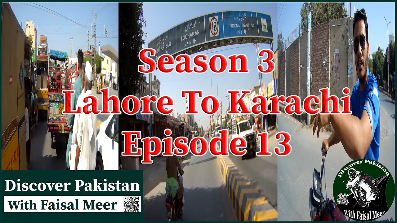 Season 3 Part 13 Lahore To Karachi Watch In HD Urdu/Hindi #faisalmeer_786 #motovlogger #discovery