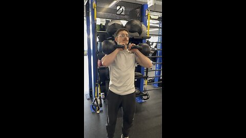 2-Kettlebell Front Squat