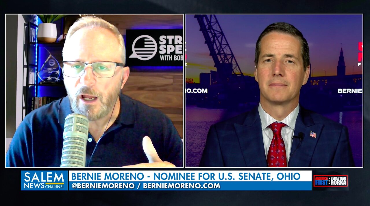 Why we have to win the Senate. Bernie Moreno with Bob Frantz on AMERICA First