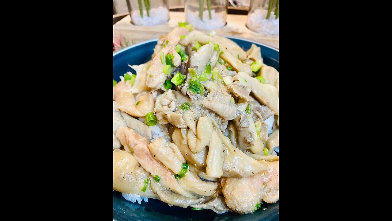 Oyster Mushroom in Garlic Sauce