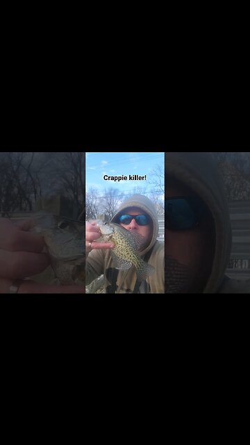 In the Crappie community I'm known fogetaboutit. #winterfishing #crappiefishing