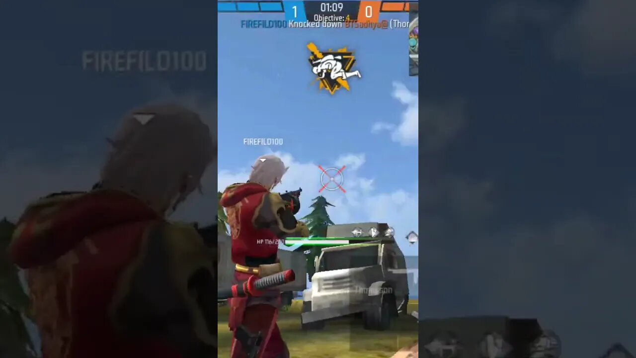 এতো গুলি করলাম তবুও লাগলো না।#shorts #firefild100