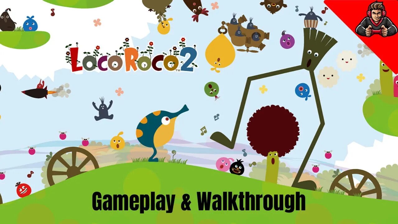 LocoRoco™ 2 Remastered Gameplay Part 1 - 6-2 - Yamboona Tree 2 (PS5)