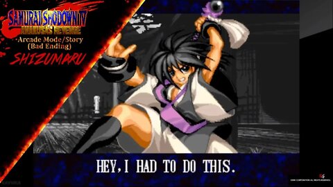 Samurai Shodown IV - Arcade Mode/Story - Shizumaru (Bad Ending)