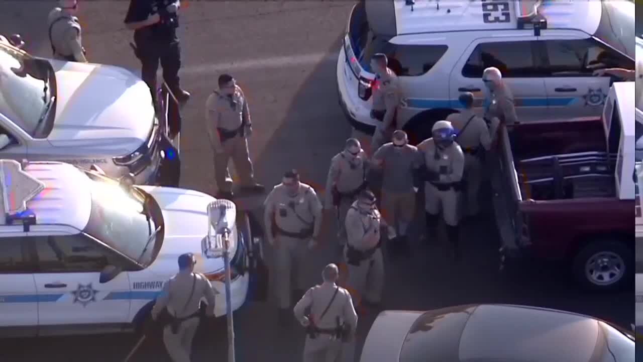 I-17, Loop 101 pursuit suspect taken into custody