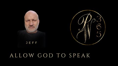 Allow God To Speak