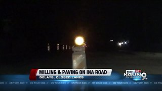 Milling and paving begins on Ina Road, expect delays