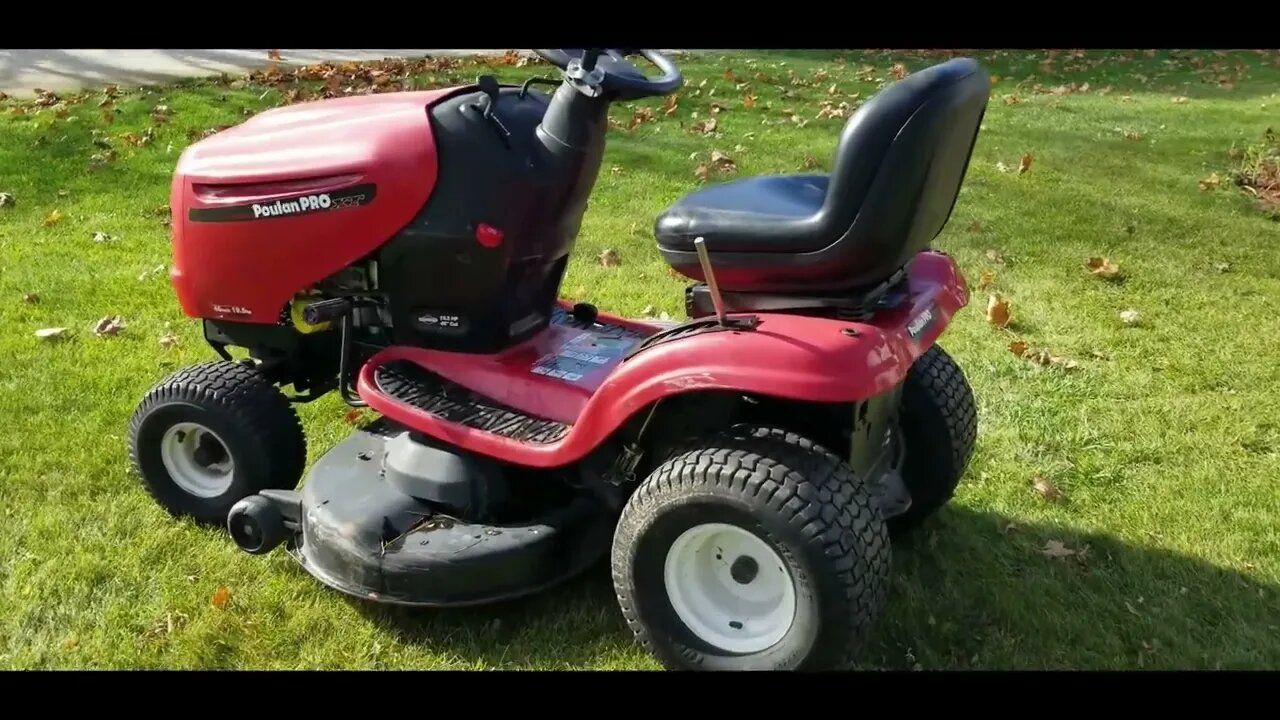 2008 Poulan Pro XT Lawn Tractor walk around