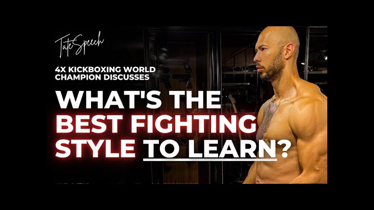Deleted Tatespeech - Best Fighting Style to Learn (not jujitsu)