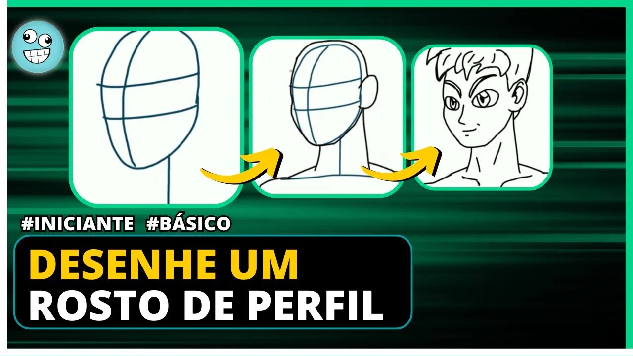 COMO DESENHAR UM ROSTO DE PERFIL | SIMPLES, PARA INICIANTES