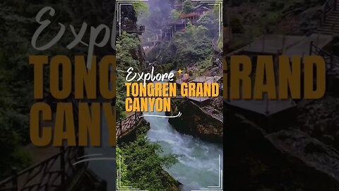 Explore Tongren Grand Canyon♥️ #shorts #tiktok #asmr #travel