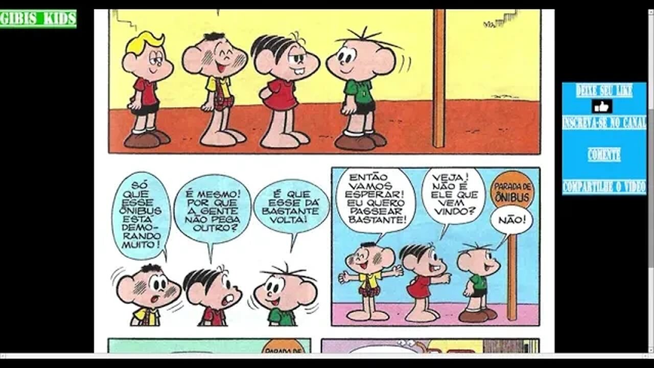 Mônica, Cebolinha E Cascão e ... O Passeio [Pause o Vídeo Caso Não Consiga Ler]