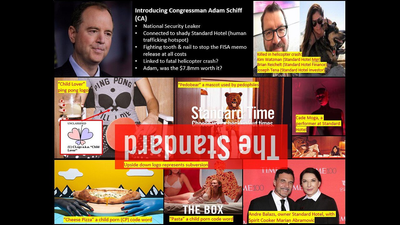 THE STANDARD HOTEL, HELICOPTER CRASH, AND ADAM SCHIFF
